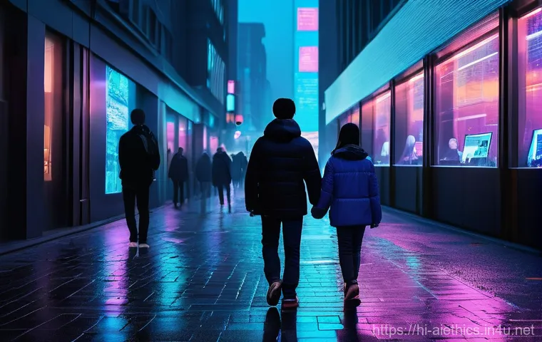 AI 윤리와 AI 감시 체계 - **Prompt:** A heartwarming scene in a modern, light-filled smart home. A young family, including a s...